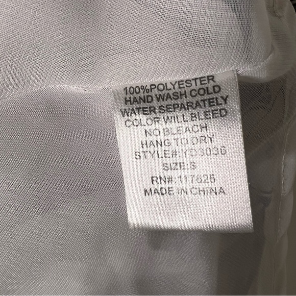 Women’s black and white floral dress size small - Picture 6 of 6